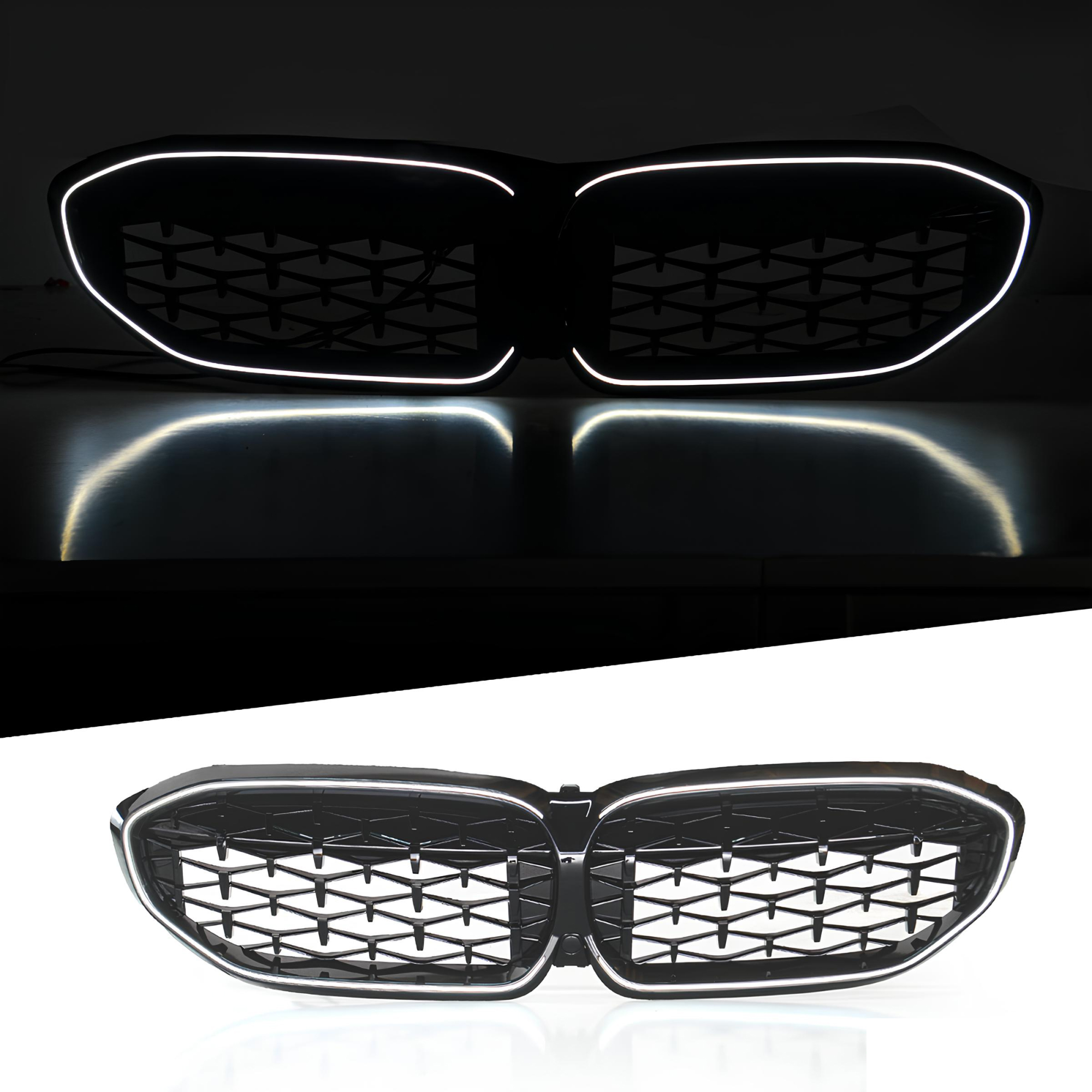 Atrapa nerki BMW Seria 3 G20/G21 19–22 Pre-LCI 340i Stye LED Diamond - obrazek 1