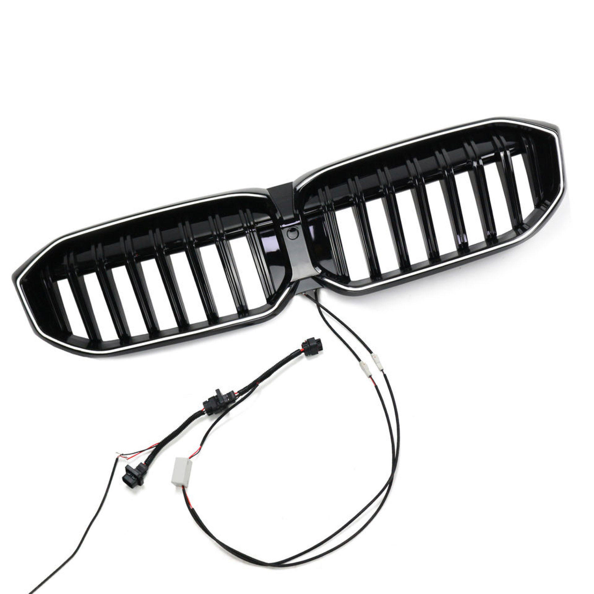 Atrapa nerki BMW Seria 3 G20 / G21 LCI (2022–2025) 1BAR LED Czarny połysk - obrazek 2