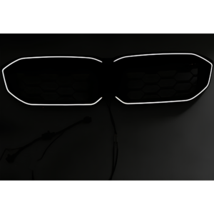 Atrapa Nerki BMW Seria 3 G20 / G21 LCI (2022+) Black Diamond & Black Rim LED Czarny Połysk - obrazek 6