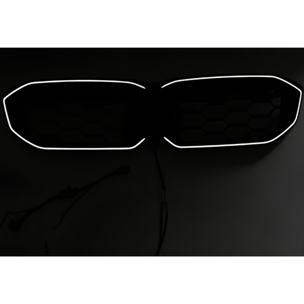 Atrapa Nerki BMW Seria 3 G20 / G21 LCI (2022+) Black Diamond & Black Rim LED Czarny Połysk - obrazek 6