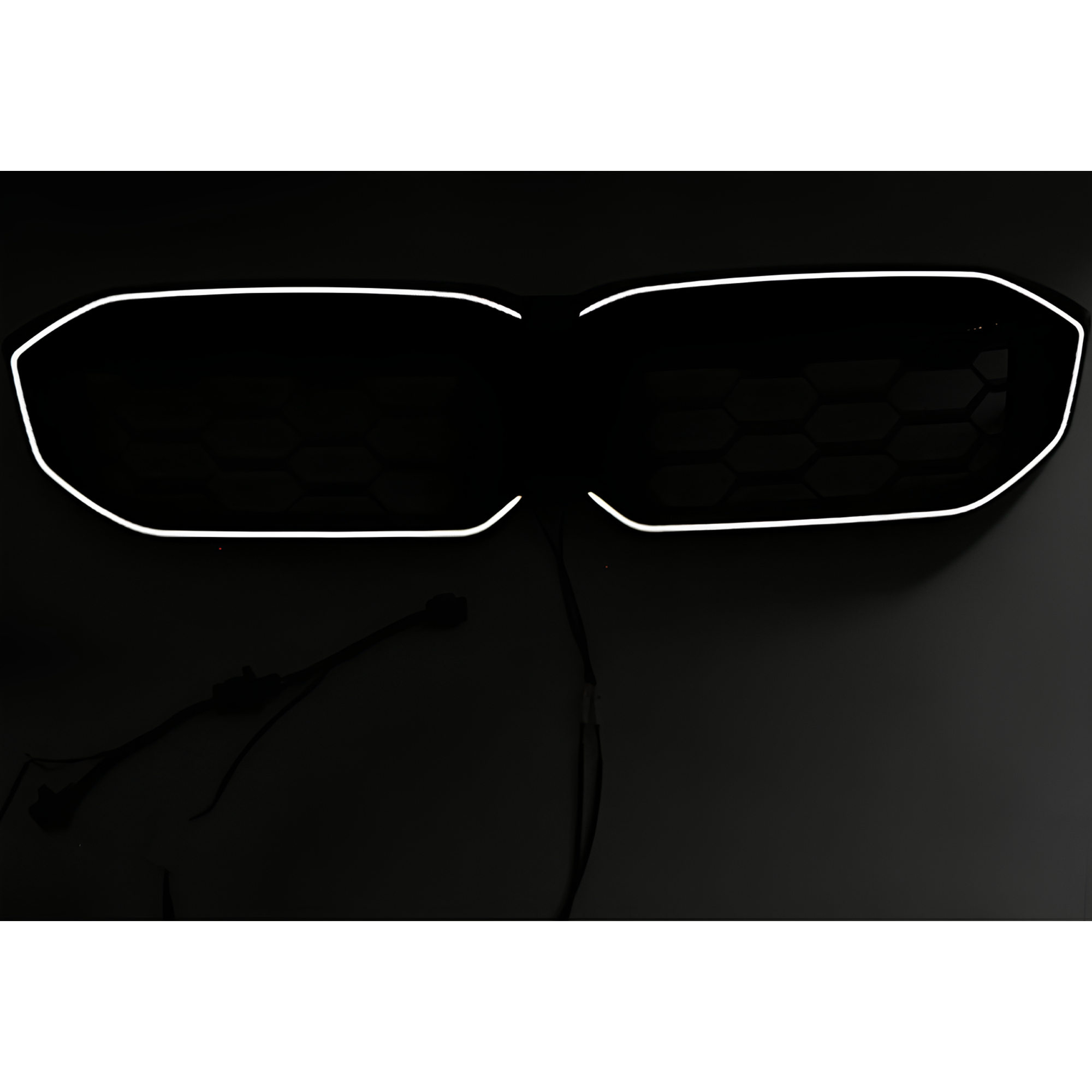 Atrapa Nerki BMW Seria 3 G20 / G21 LCI (2022+) Black Diamond & Black Rim LED Czarny Połysk - obrazek 6