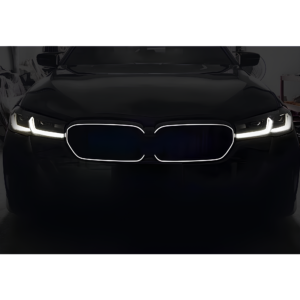 Atrapa Nerki BMW Seria 3 G20 / G21 LCI (2022+) Black Diamond & Black Rim LED Czarny Połysk - obrazek 4