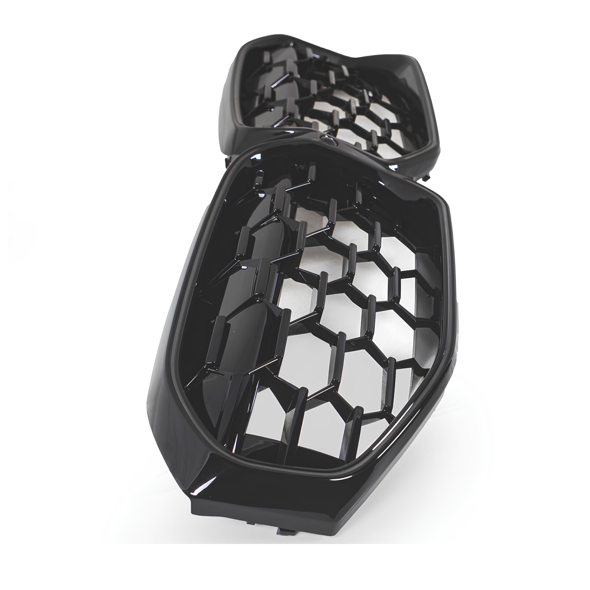 Atrapa nerki BMW Seria 3 G20 / G21 LCI (2022–2025) Black Diamond & Black Rim LED - obrazek 4