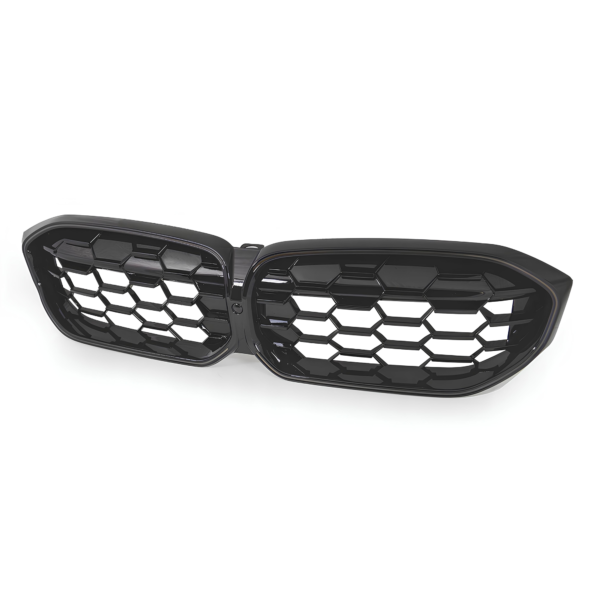 Atrapa Nerki BMW Seria 3 G20 / G21 LCI (2022+) Black Diamond & Black Rim LED Czarny Połysk - obrazek 5