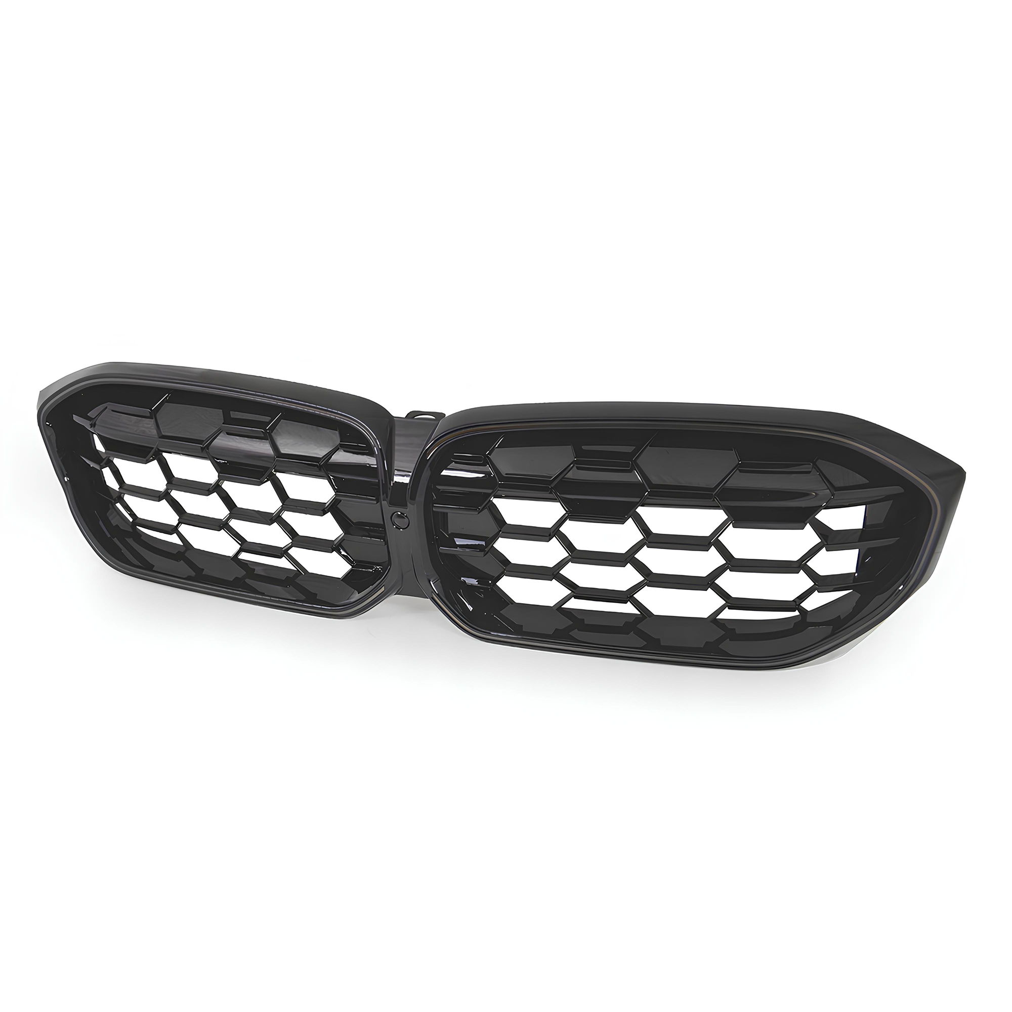 Atrapa Nerki BMW Seria 3 G20 / G21 LCI (2022+) Black Diamond & Black Rim LED Czarny Połysk - obrazek 5