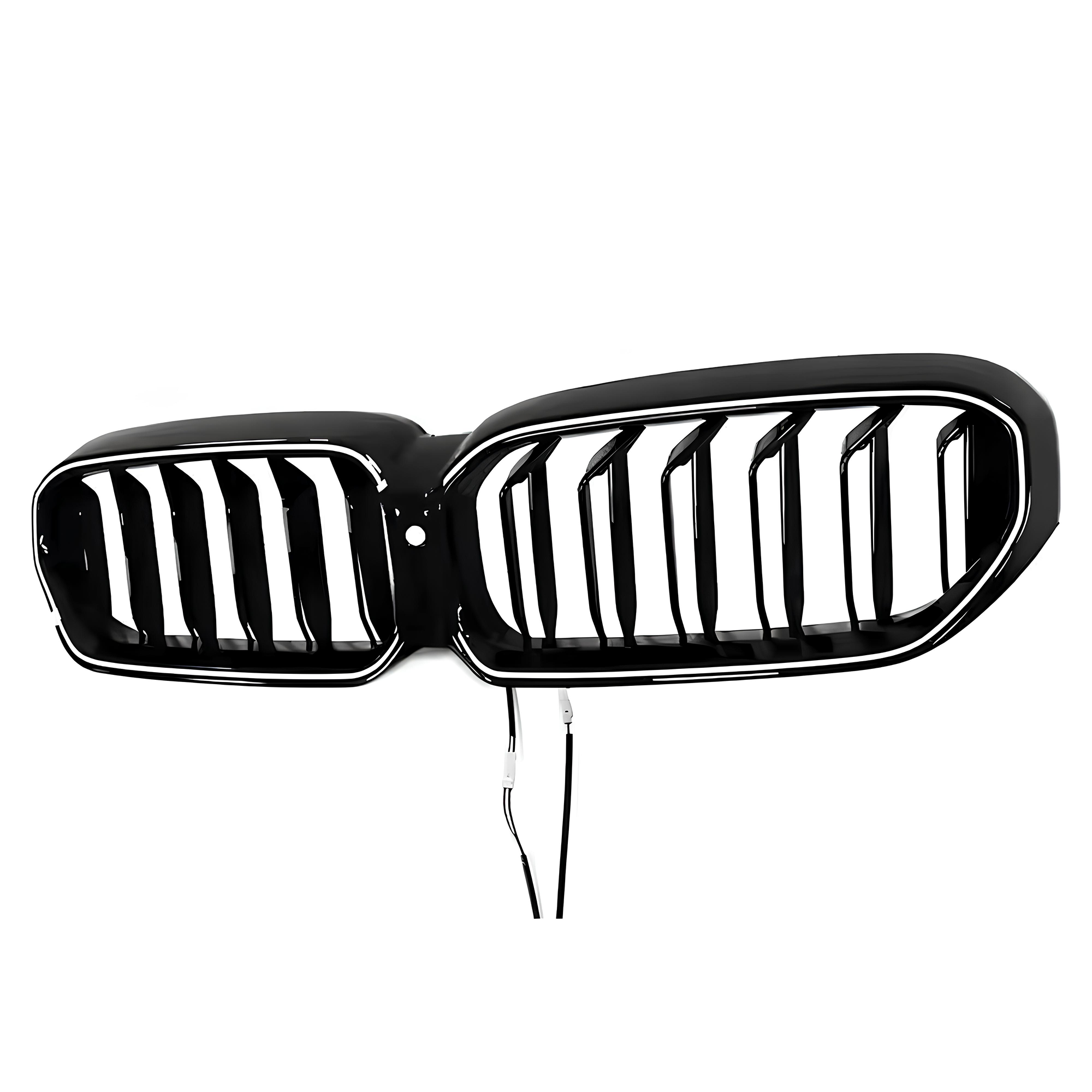 Atrapa Nerki BMW Seria 5 G30 / G31 LCI (2020–2023) LED Czarny Połysk - obrazek 3