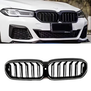 Atrapa nerki BMW Seria 5 G30 / G31 LCI (2020–2023) LED Czarny połysk