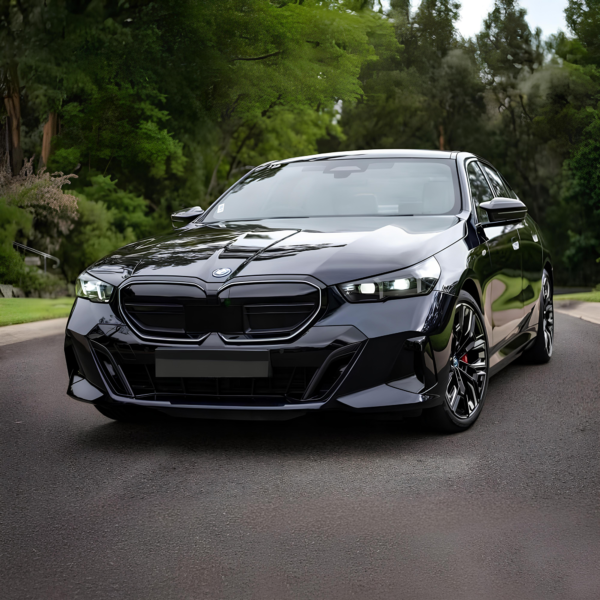 Atrapa Nerki BMW Seria 5 G60 / G61 (2023–2025) LED Iconic Glow Czarny Połysk - obrazek 3