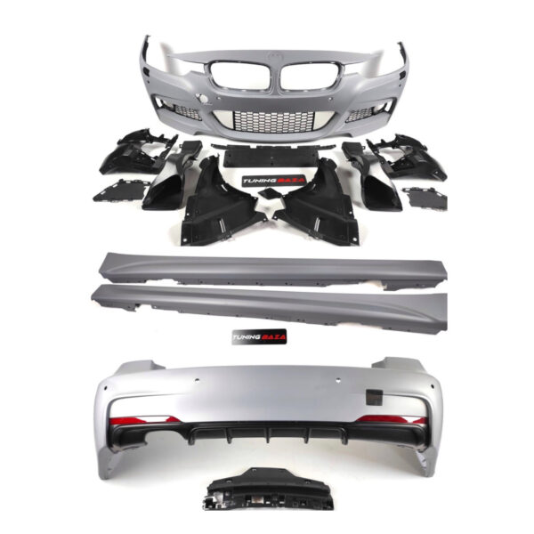 Bodykit BMW Serii 3 F30 M-Pakiet (00–) – Zderzaki + Progi + Kratki Przeciwmgielne
