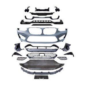 Zderzak Przedni BMW X3 G01 (2018–2020) X3M Style + Tylny Dyfuzor z Końcówkami Wydechu