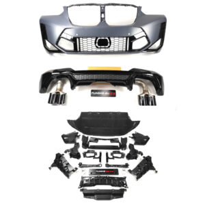 Zderzak Przedni BMW X3 G01 (2021+) X3M F97 Style + Tylny Dyfuzor z Końcówkami Wydechu