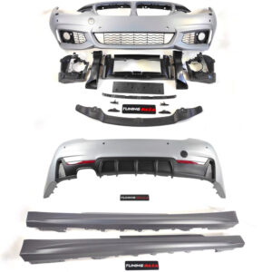 Bodykit BMW Serii 4 F32 / F33 M-Pakiet – Zderzaki + Progi + Dyfuzor + Kratki z Miejscem na Halogeny