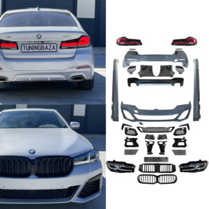 Bodykit BMW Serii 5 G30 (2018–2020) w Stylu LCI M-Tech + Lampy Przód / Tył