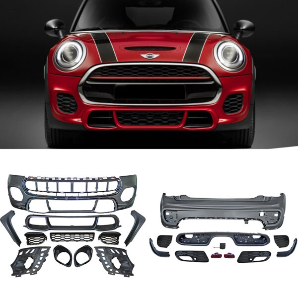 Bodykit Mini Cooper F56 / F57 (2D) JCW Style (2014–2020) – Zderzak Przód + Tył