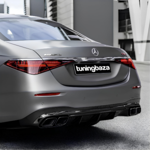 Dyfuzor Tylny Mercedes W223 S63 Style z Końcówkami Wydechu AMG (2021+) 00--00 - obrazek 3