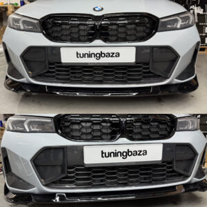 Dokładka Splitter Przód do BMW Serii 3 G20/G21 LCI (2022–2025) M-Performance – Czarny Połysk - obrazek 6