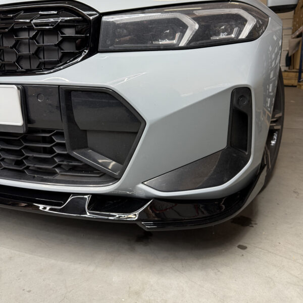 Dokładka Splitter Przód do BMW Serii 3 G20/G21 LCI (2022–2025) M-Performance – Czarny Połysk - obrazek 7