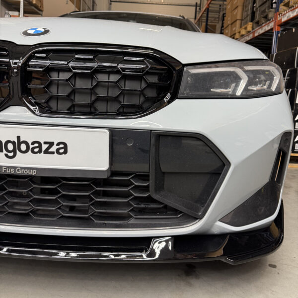 Dokładka Splitter Przód do BMW Serii 3 G20/G21 LCI (2022–2025) M-Performance – Czarny Połysk - obrazek 8
