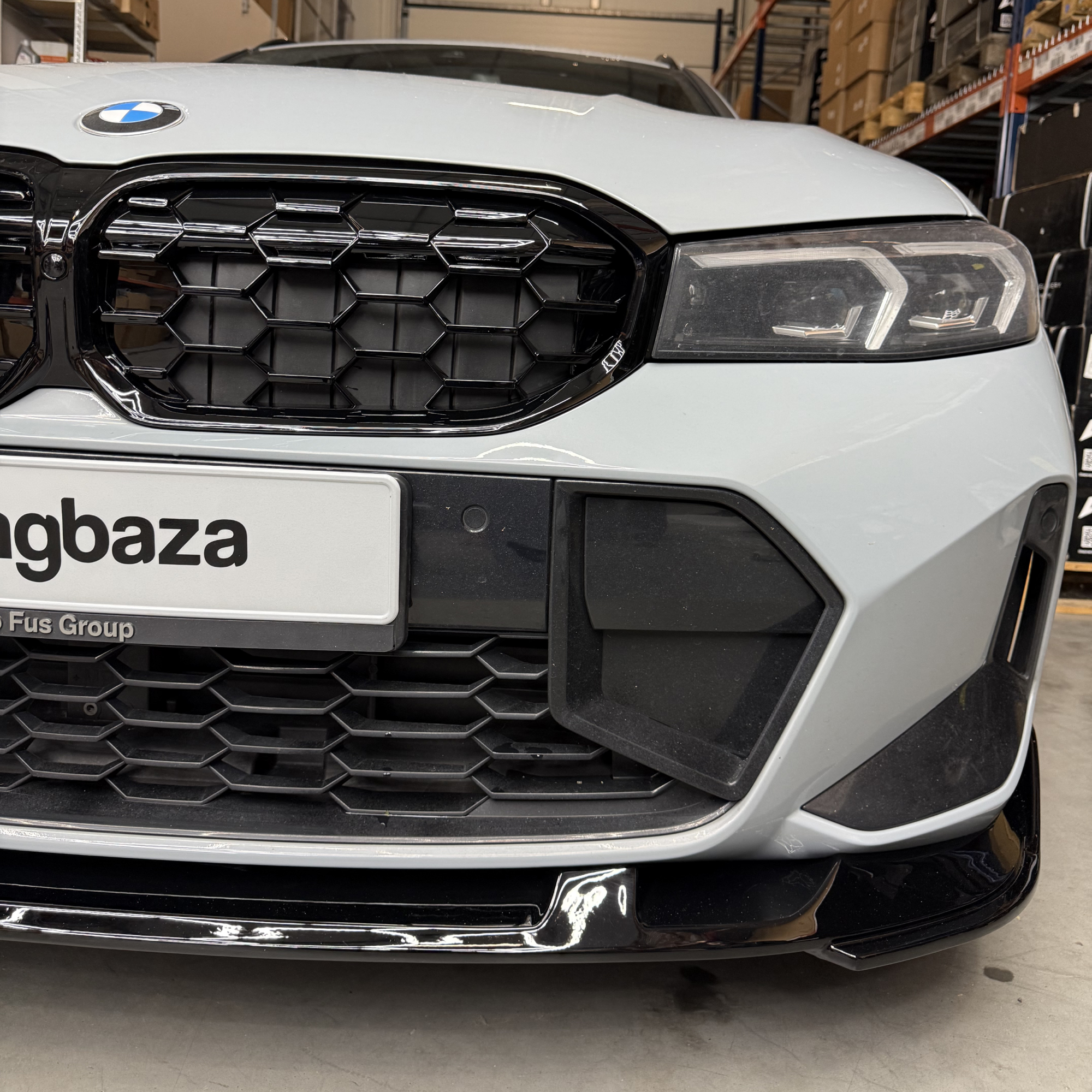 Dokładka Splitter Przód do BMW Serii 3 G20/G21 LCI (2022–2025) M-Performance – Czarny Połysk - obrazek 8