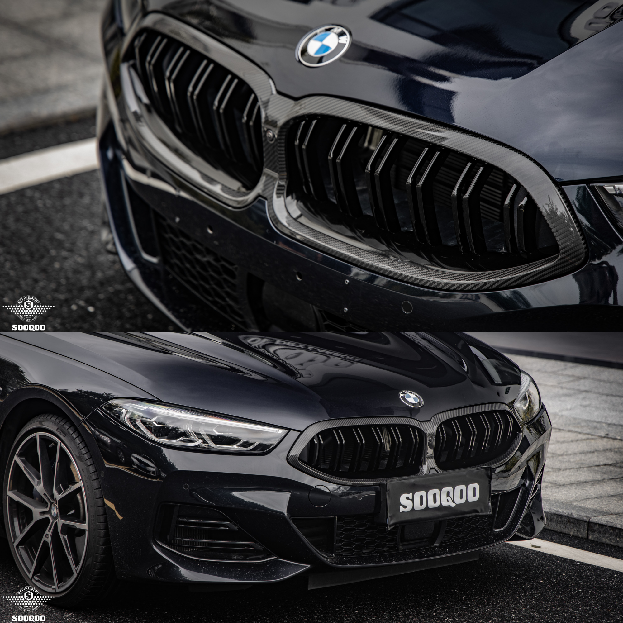 Karbonowy Grill Atrapa Nerki BMW G14/G15/G16 LCI 2023+ - obrazek 2