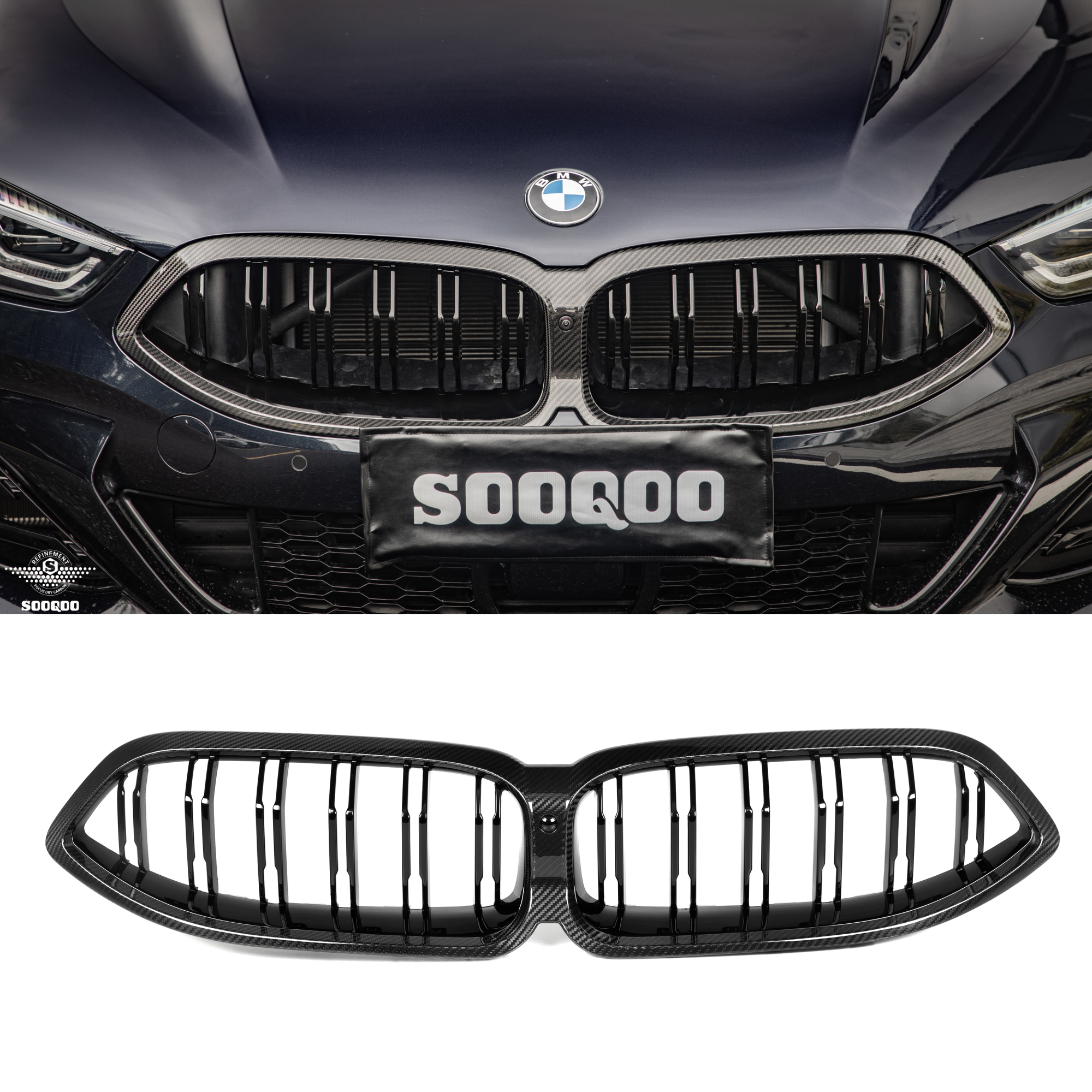 Karbonowy Grill Atrapa Nerki BMW G14/G15/G16 LCI 2023+ - obrazek 1