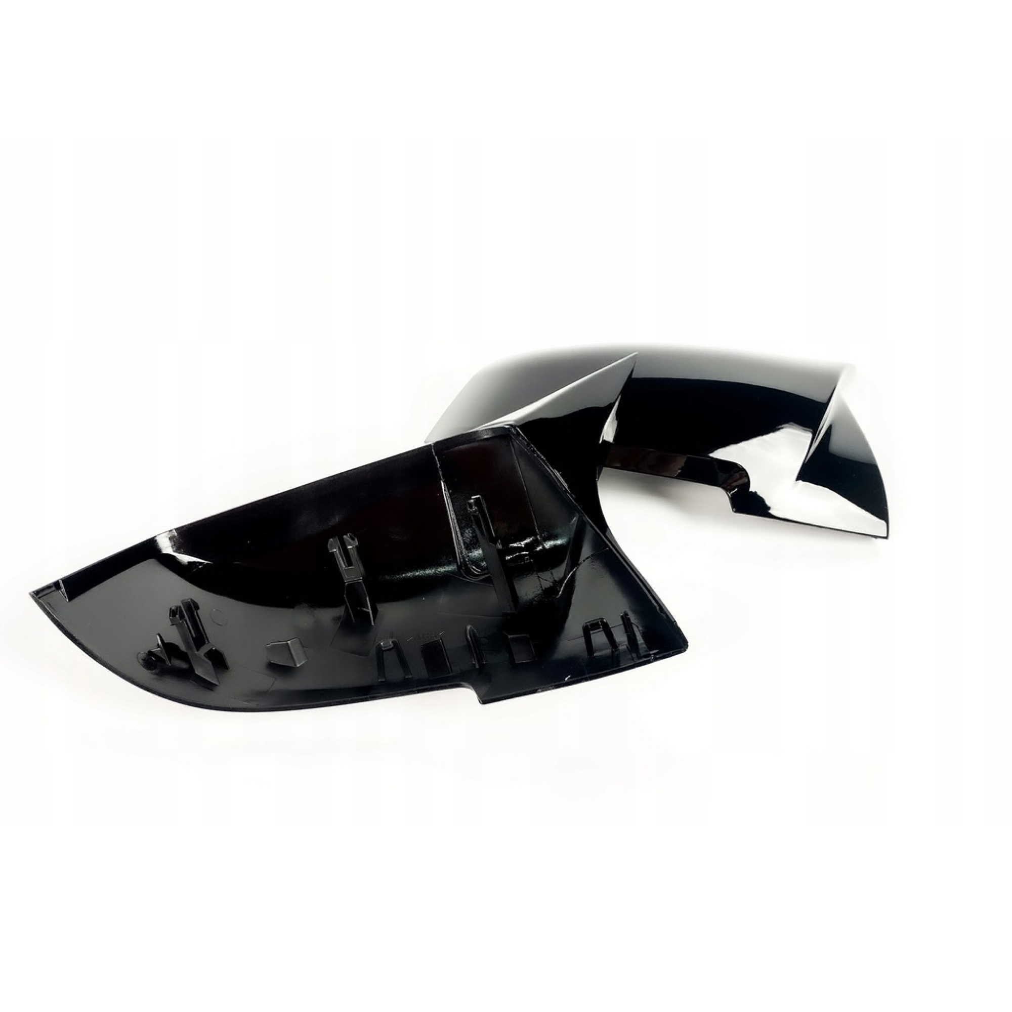 Nakładki lusterek BMW X1 E84 | X3 F25 / X4 F26 Przedliftowe M-Style Czarny Połysk - obrazek 3