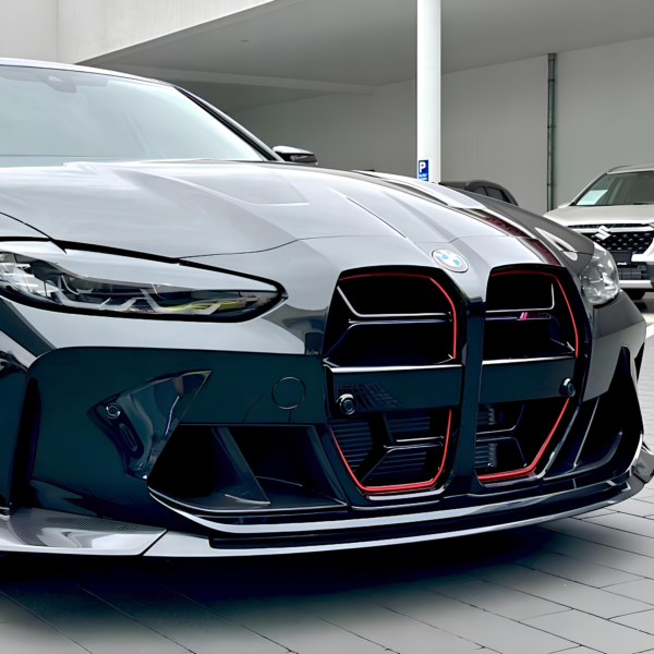 Atrapa Nerki BMW M3 G80 / M4 G82 (2021–2024) CS Style Czarny Mat (Z RADAREM / BEZ RADARU) - obrazek 4