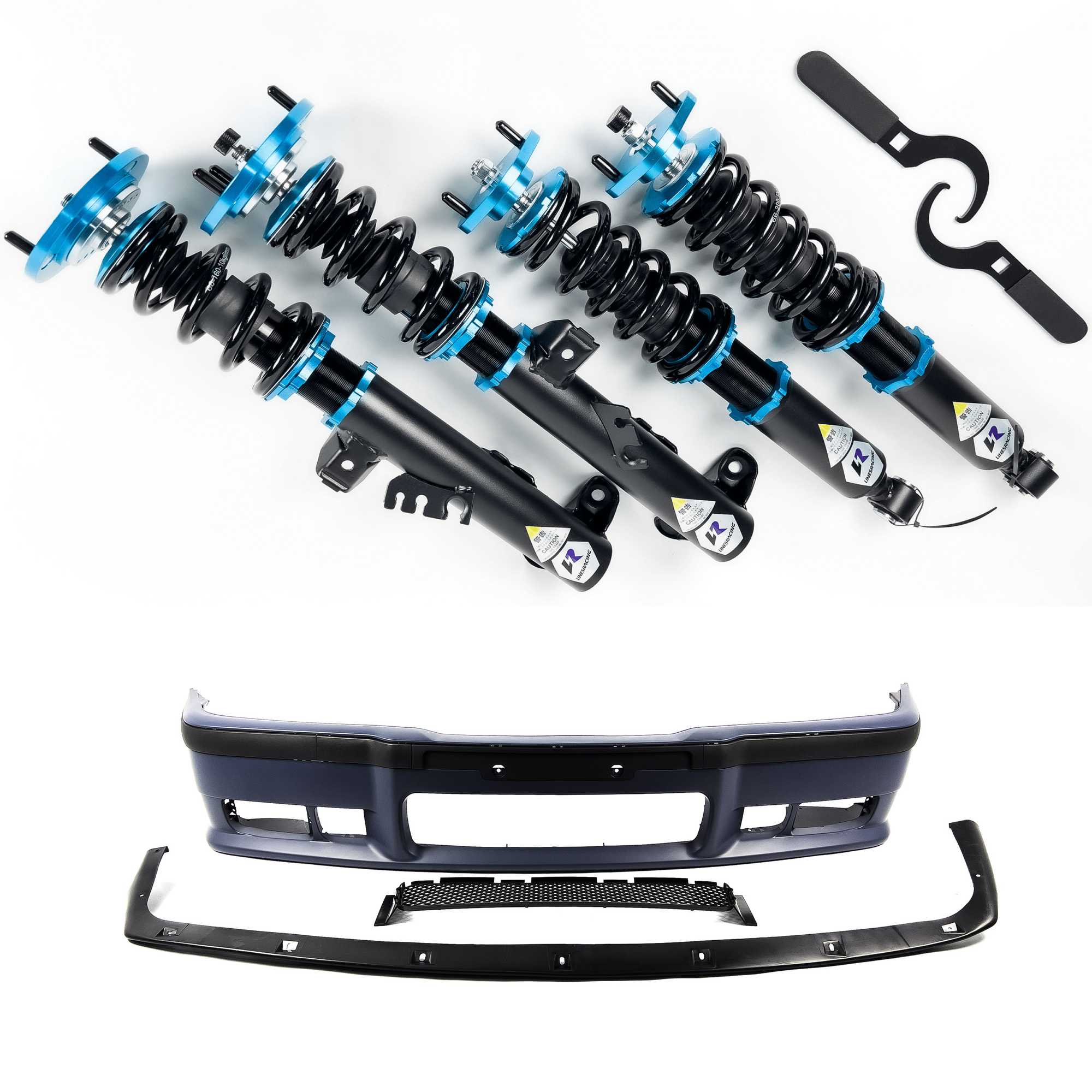 Zestaw Linesracing BMW E36 (8/8) Zawieszenie + Zderzak Przedni BMW E36 - obrazek 1