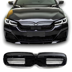Atrapa Nerki BMW Seria 5 G30 / G31 LCI (2020–2023) M-Style Czarny Połysk - obrazek 4
