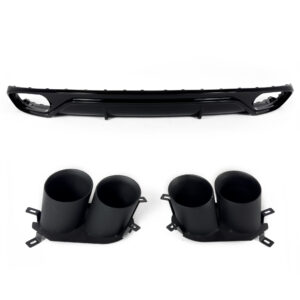 Aerokit (Zestaw dokładek) ABT do Audi Q8 S-Line Czarny Połysk (2019–2023) - obrazek 5