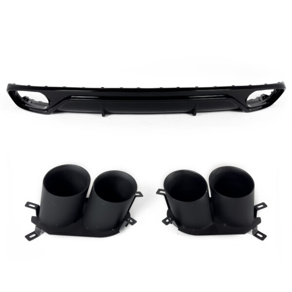 Aerokit (Zestaw dokładek) ABT do Audi Q8 S-Line Czarny Połysk (2019–2023) - obrazek 5