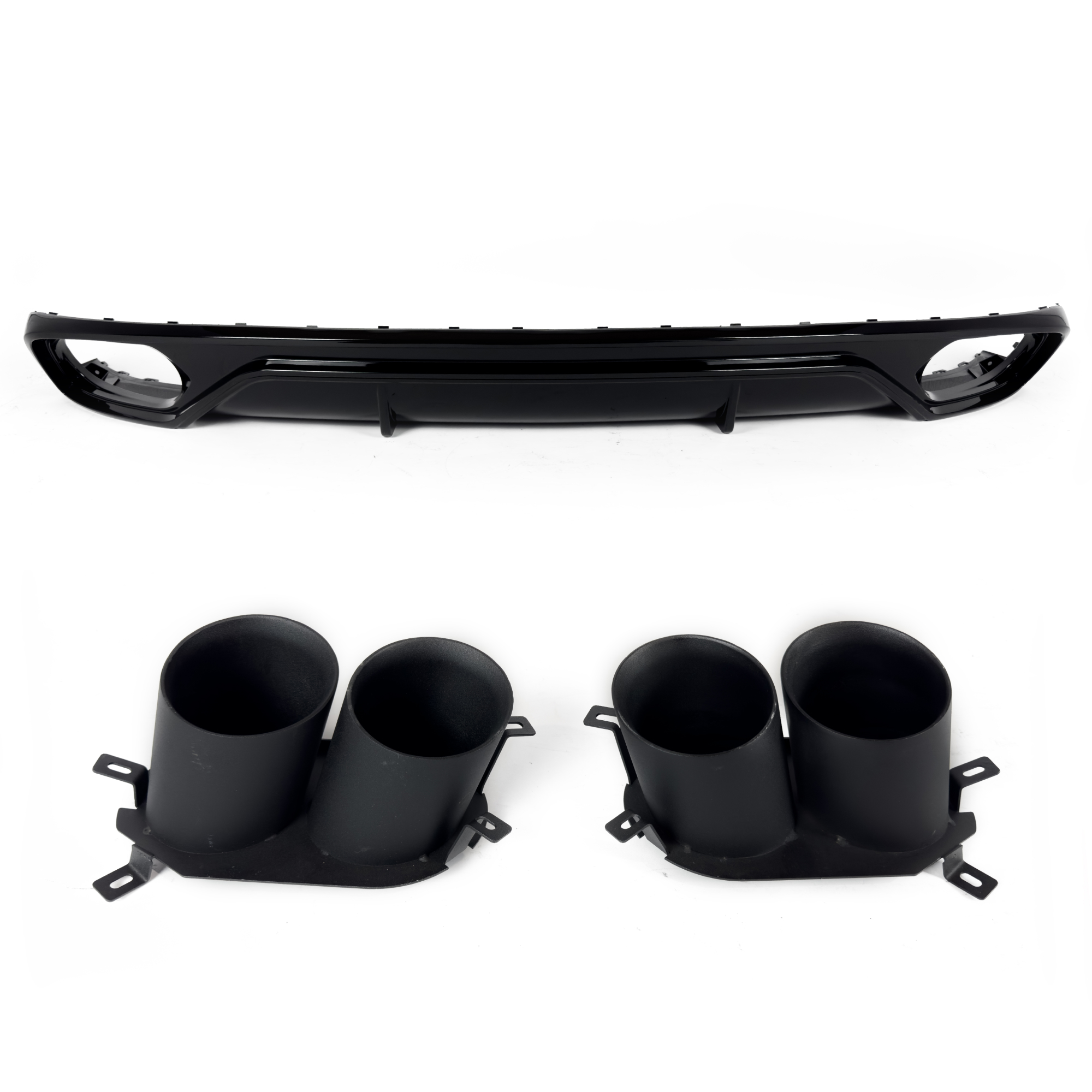 Aerokit (Zestaw dokładek) ABT do Audi Q8 S-Line Czarny Połysk (2019–2023) - obrazek 5