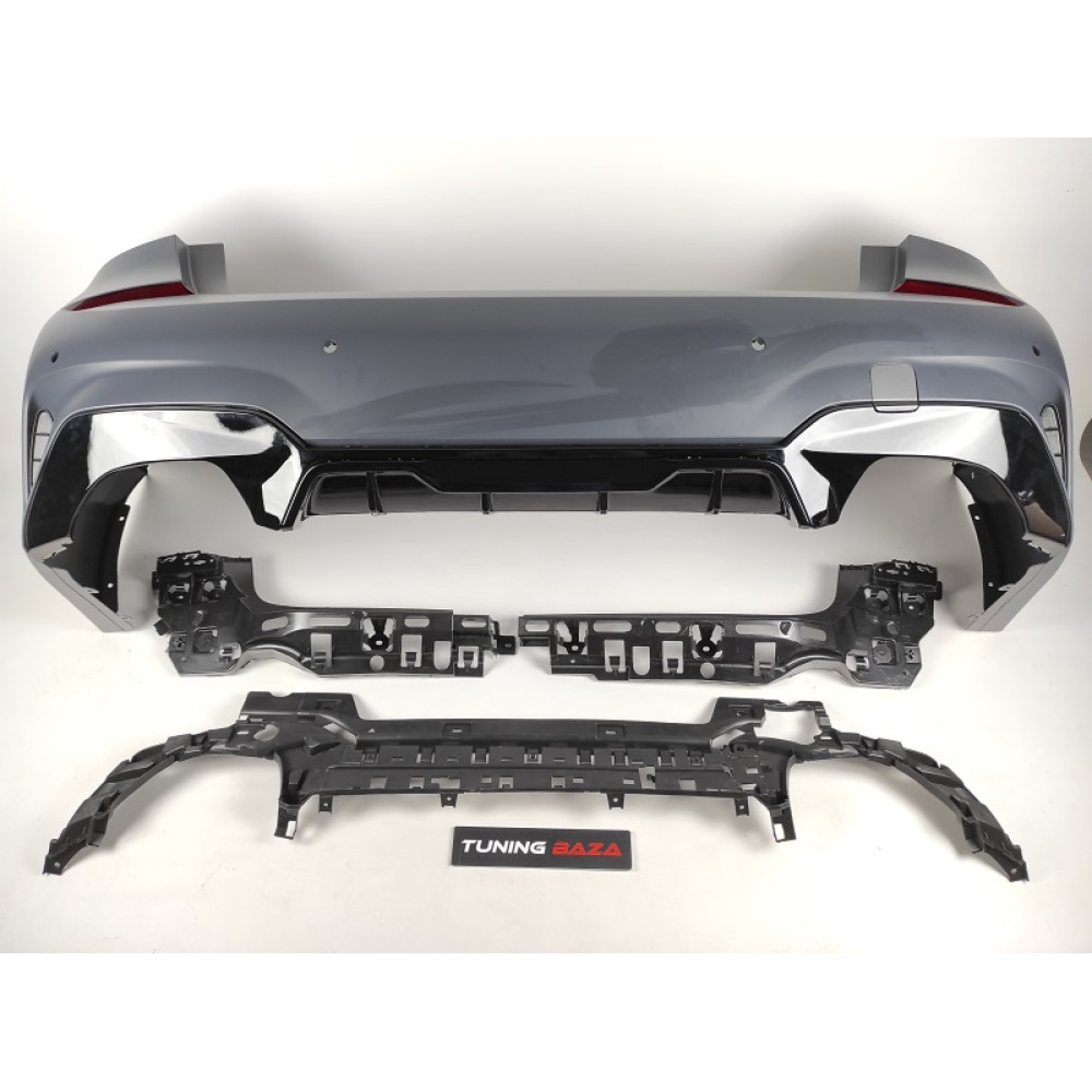 Bodykit BMW G20 PreLCI 340i M-Tech – Zderzaki + Progi + Dyfuzor + Końcówki wydechu - obrazek 7