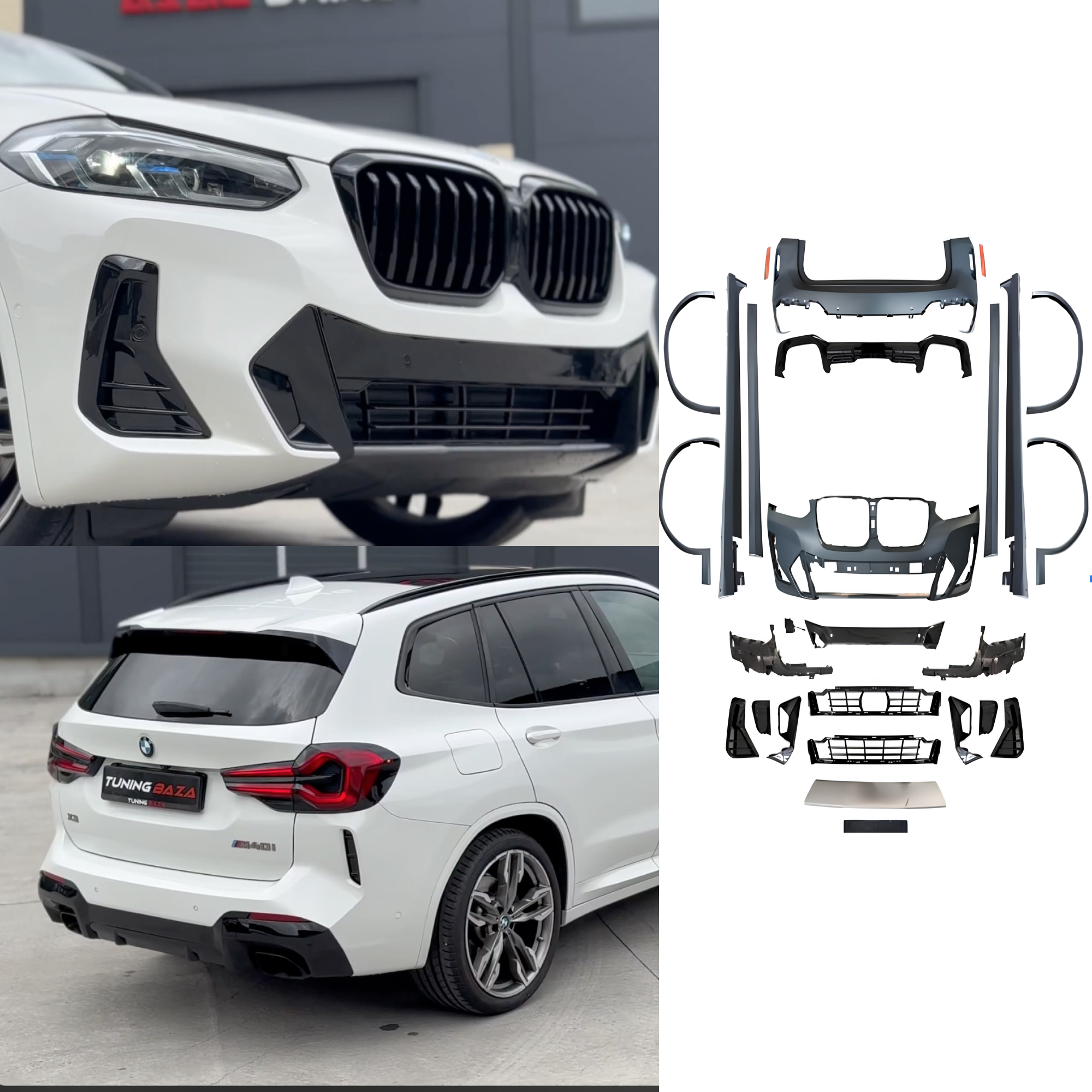 Bodykit BMW X3 G01 LCI (2021–2024) – Konwersja z wersji standardowej na M-Tech - obrazek 1