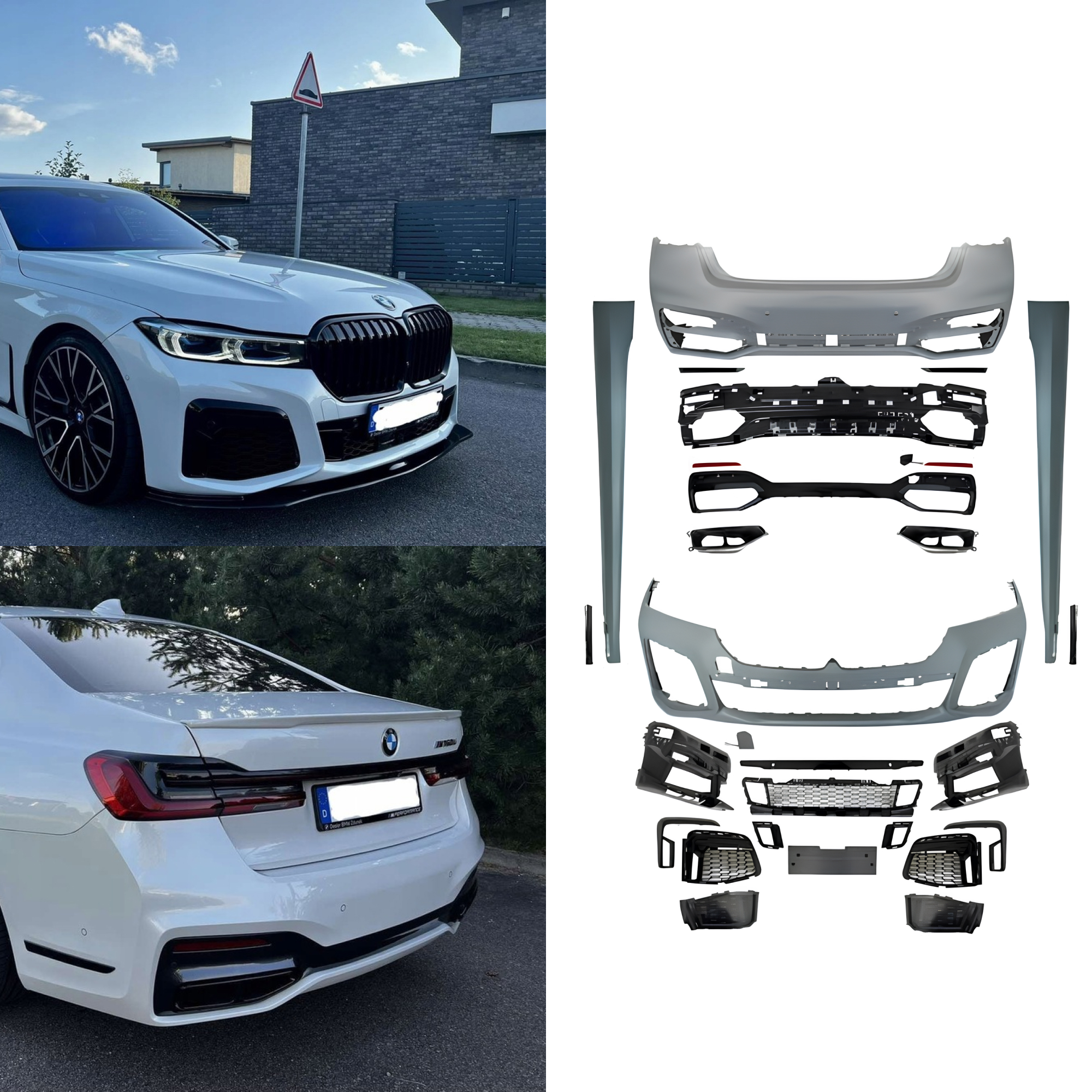 Bodykit Zderzaki Progi BMW G11/G12 M-Pakiet (2019–2022) - obrazek 1