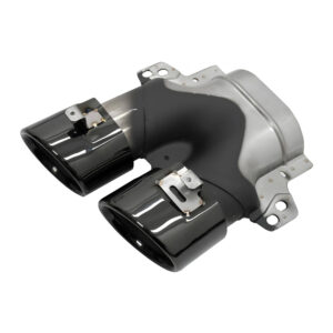 Dyfuzor Mercedes W205 / C205 AMG C43 Style Czarny Połysk z Końcówkami Wydechu (2015+) - obrazek 5