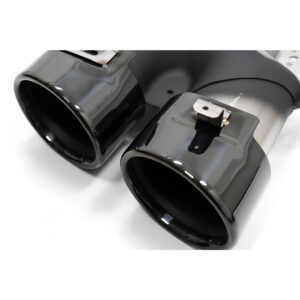 Dyfuzor Mercedes W205 / C205 AMG C43 Style Czarny Połysk z Końcówkami Wydechu (2015+) - obrazek 6