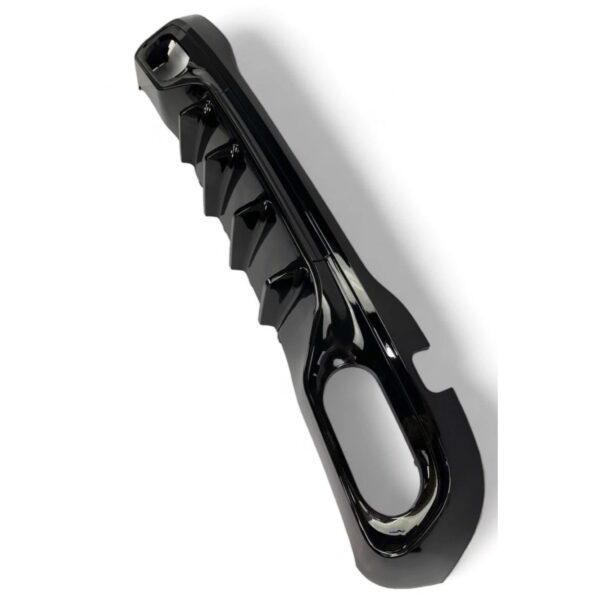 Dyfuzor Tylny Mercedes W206 C43 AMG Style Czarny Połysk z Czarnymi Końcówkami (2021+) - obrazek 4