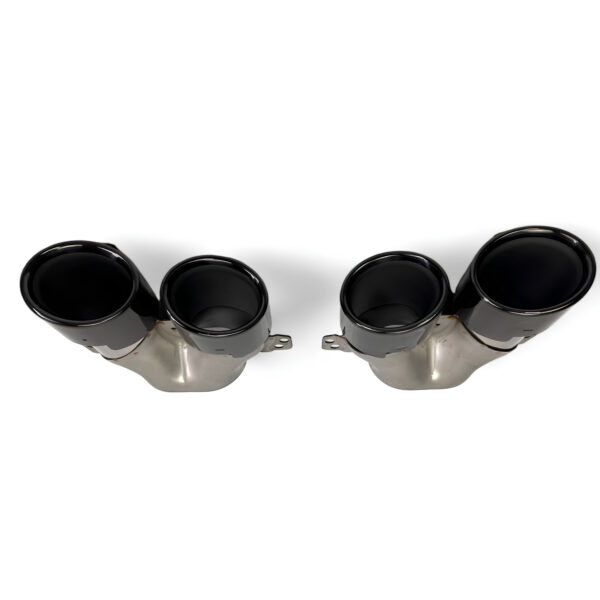 Dyfuzor Tylny Mercedes W206 C43 AMG Style Czarny Połysk z Czarnymi Końcówkami (2021+) - obrazek 5