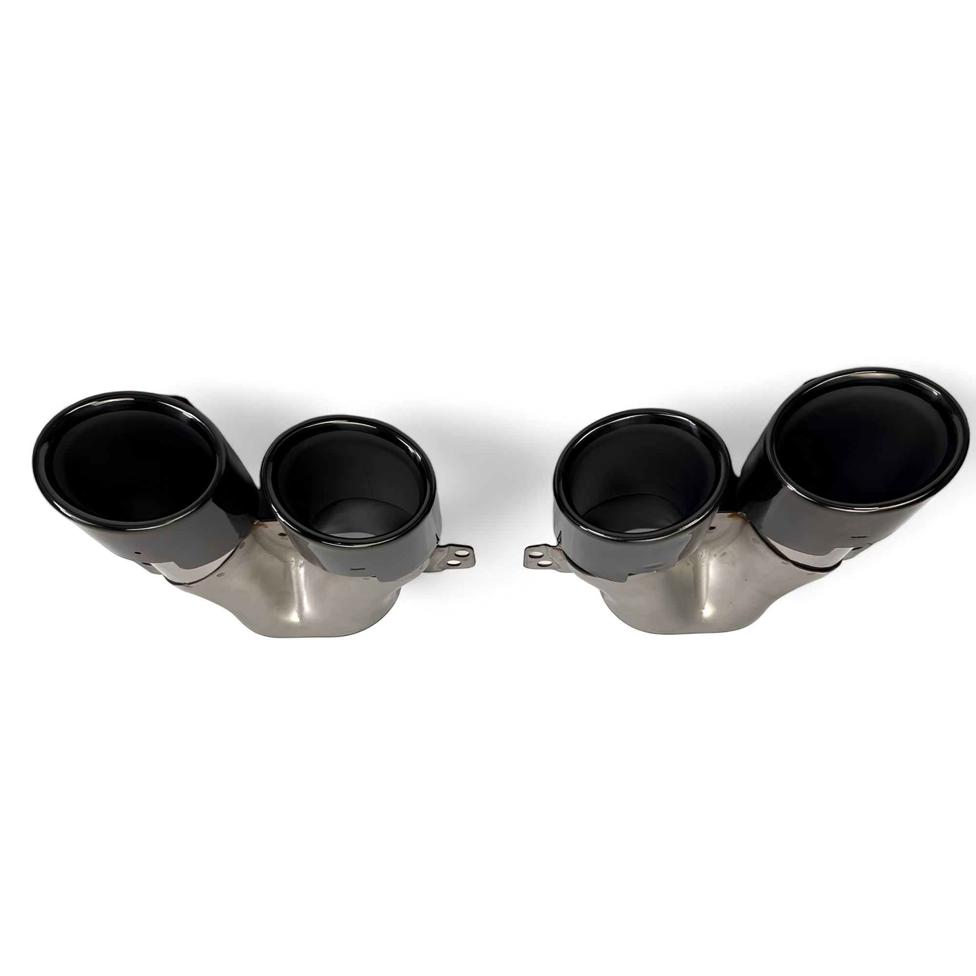 Dyfuzor Tylny Mercedes W206 C43 AMG Style Czarny Połysk z Czarnymi Końcówkami (2021+) - obrazek 5