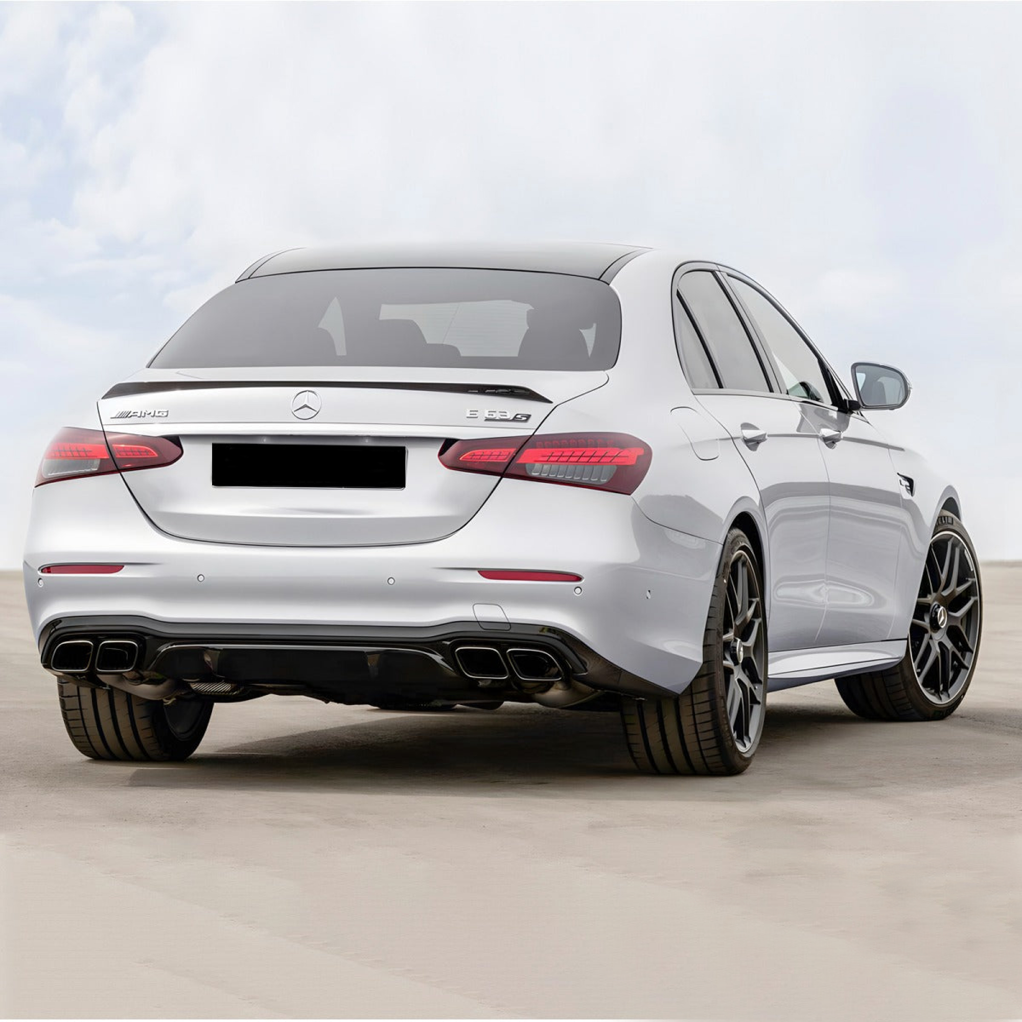 Dyfuzor Tylny Mercedes E53 GT Style Czarny Połysk (2017–2022) - obrazek 3