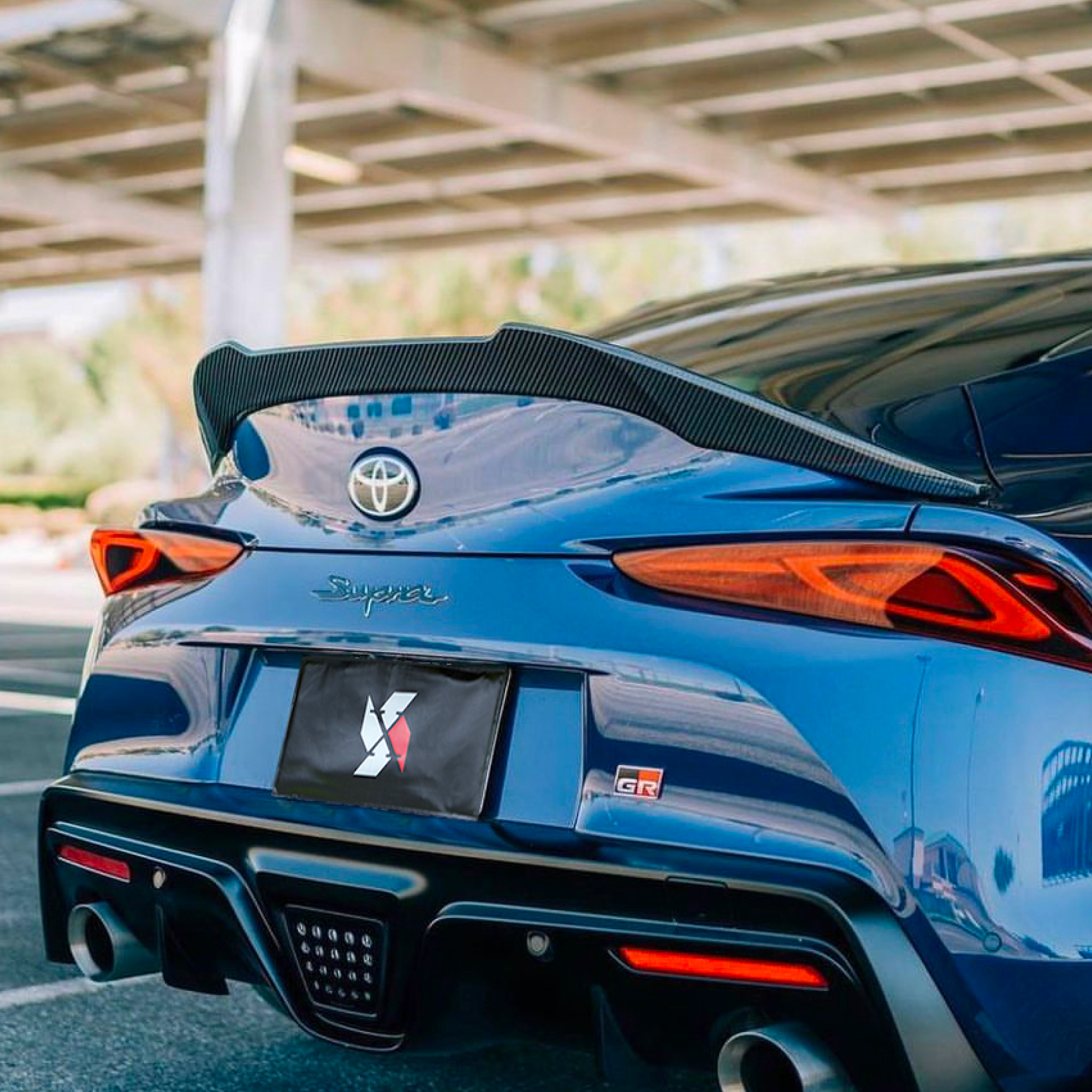 Karbonowa Lotka Spoiler Toyota Supra A90 V Style (Dry-Carbon) - obrazek 3