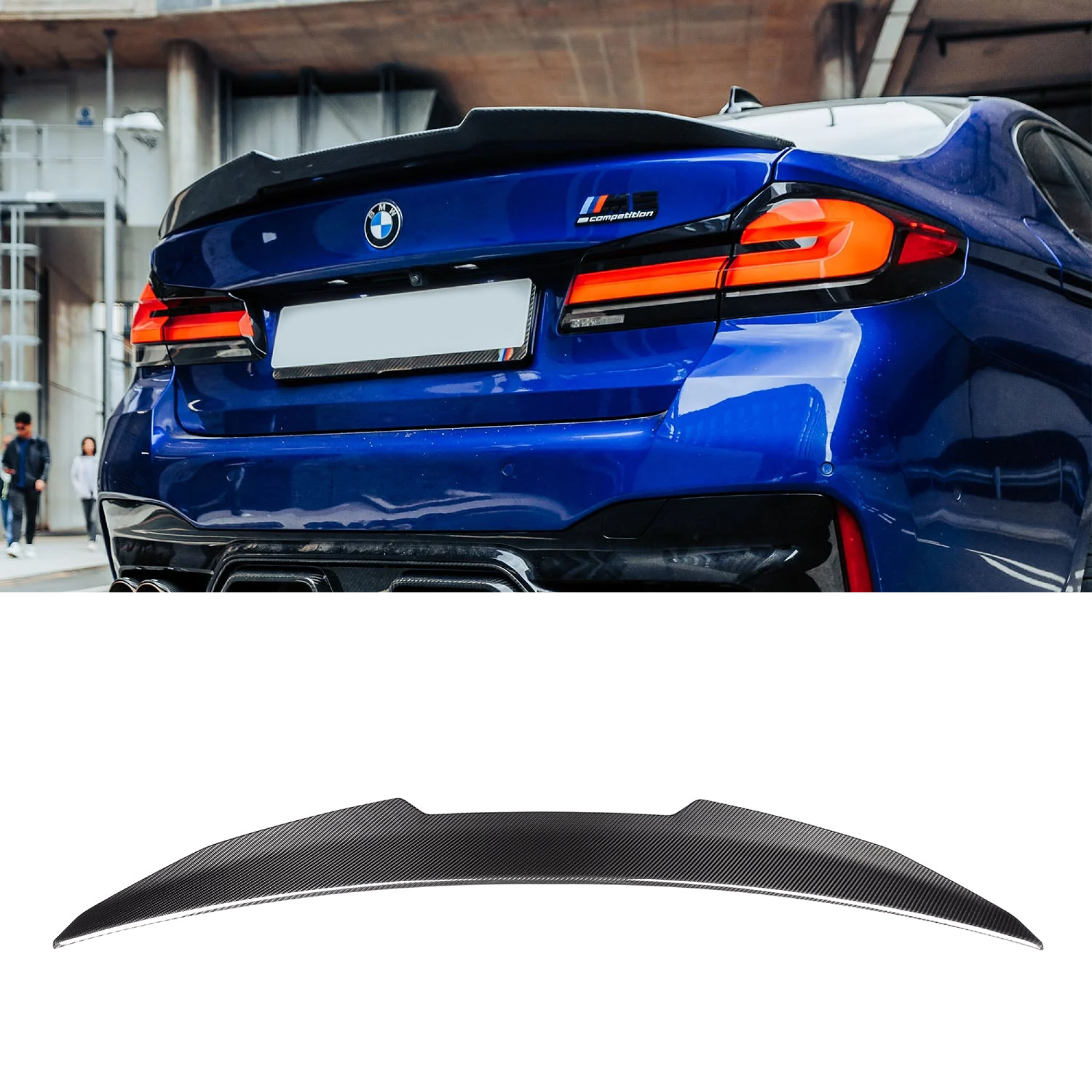 Karbonowa Lotka Spoiler BMW G30 / M5 F90 PSM Style (Dry-Carbon) - obrazek 1