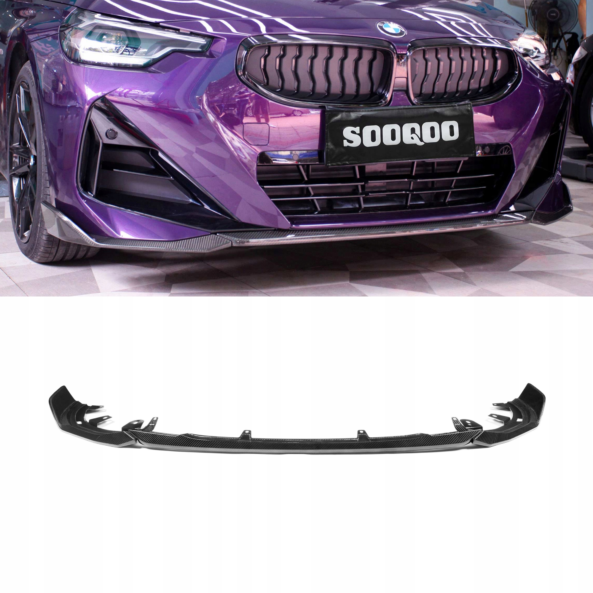 Dokładka Splitter Przód do BMW G42 w stylu M-Performance - obrazek 1