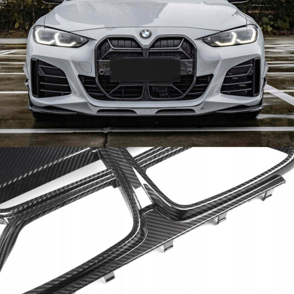 Karbonowy Grill (Nerki) BMW Seria 4 G26 CSL Style - obrazek 4