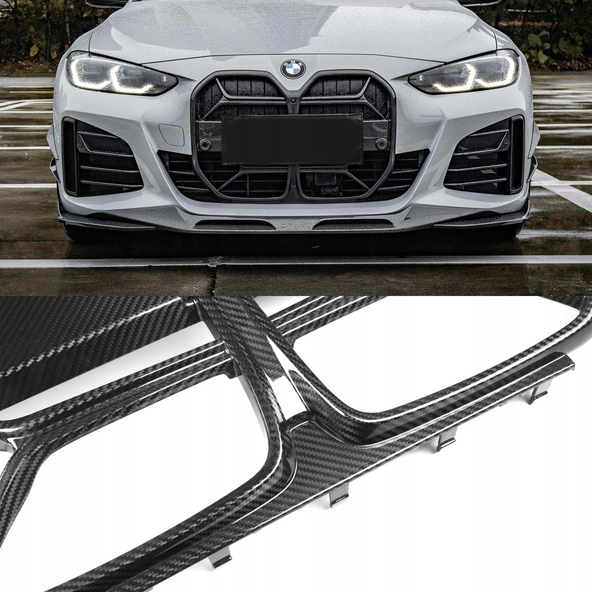 Karbonowy Grill (Nerki) BMW Seria 4 G26 CSL Style - obrazek 4