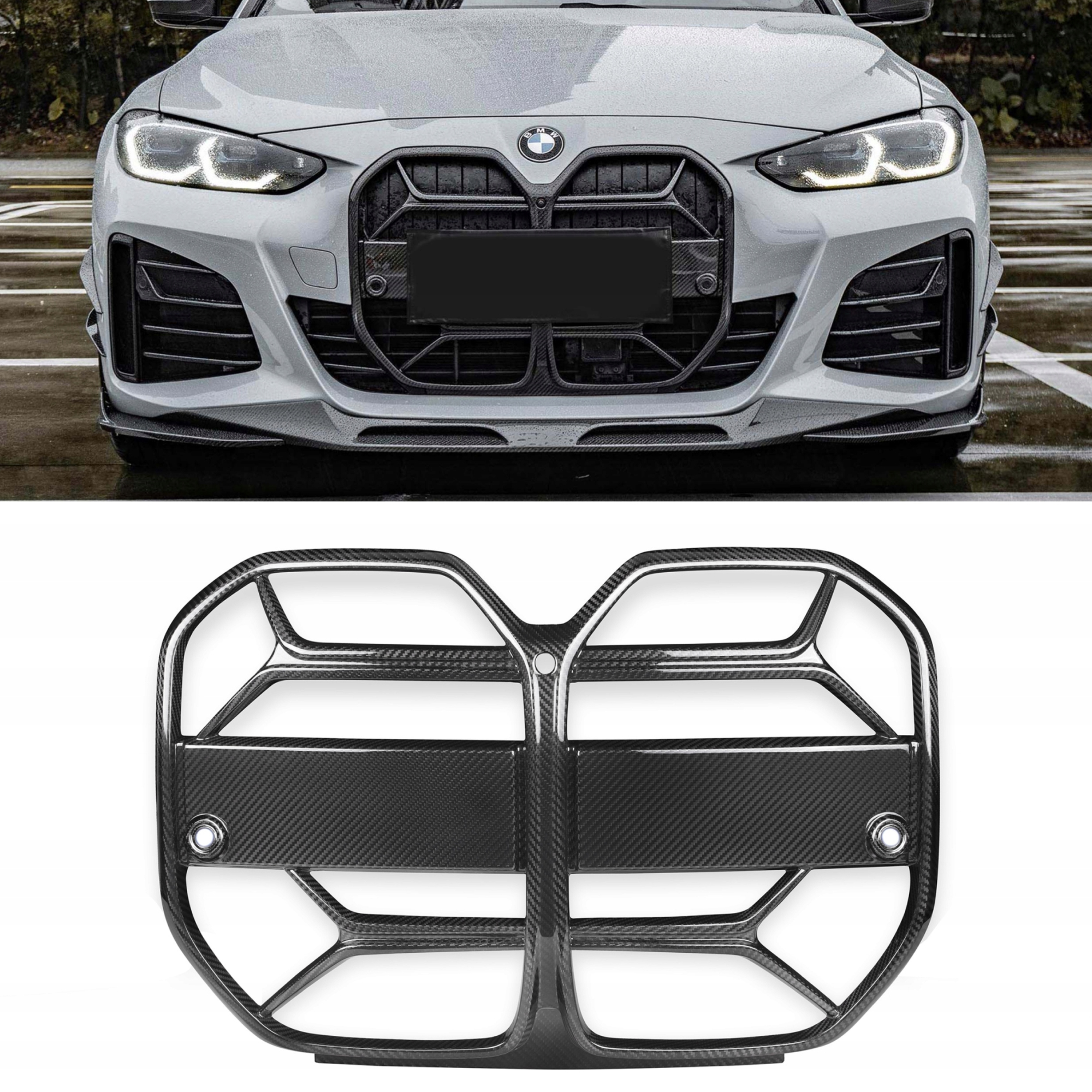Karbonowy Grill (Nerki) BMW Seria 4 G26 CSL Style - obrazek 1