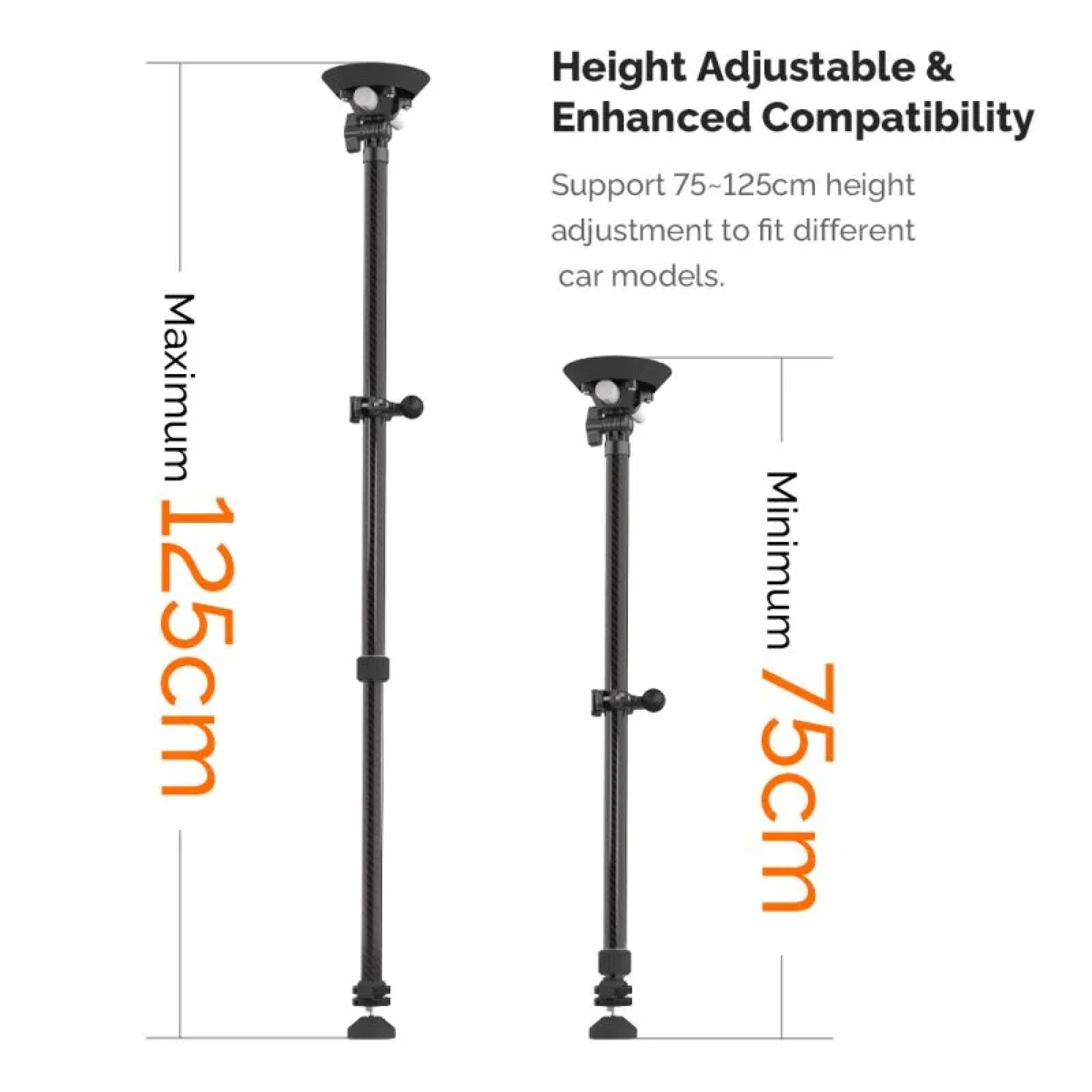 Movmax Regulowany Teleskopowy Drążek (75–125 cm / 2.5–4 ft) - obrazek 8