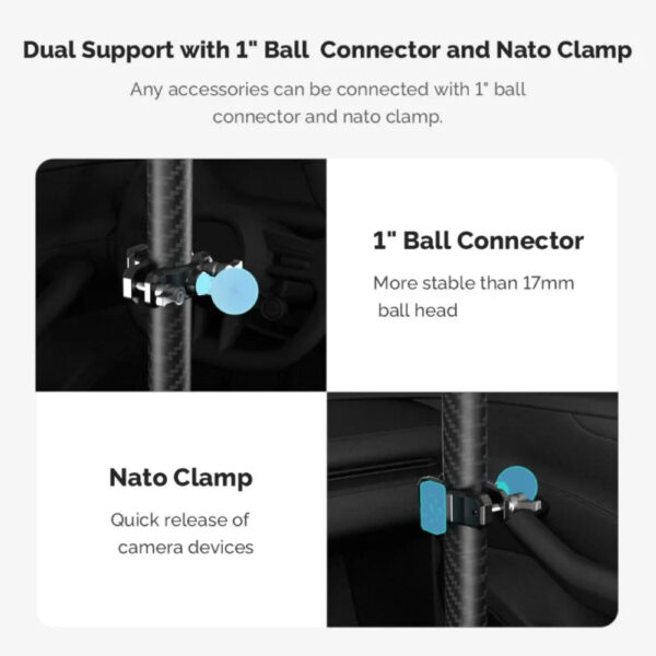Movmax Regulowany Teleskopowy Drążek (75–125 cm / 2.5–4 ft) - obrazek 6