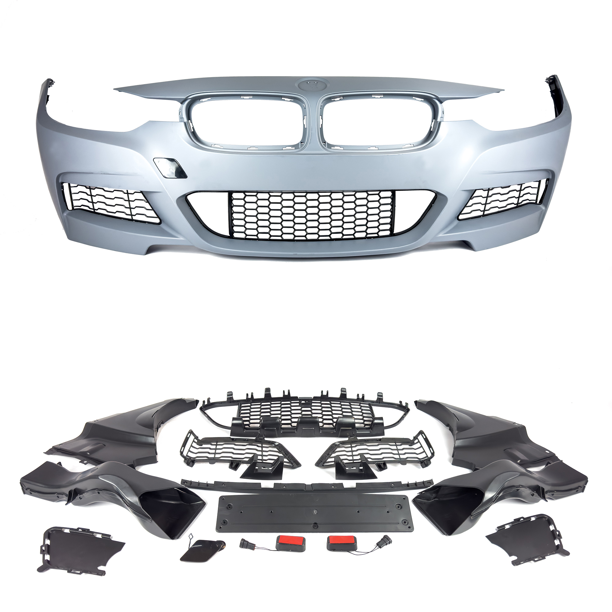 Zderzak Przedni BMW F30/F31 M-Tech – Bez PDC Bez Halogenów Bez Spryskiwaczy - obrazek 1